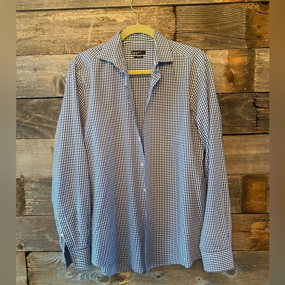 Bar III Slim Fit Stretch Dress Shirt 15.5 34/35